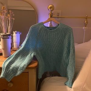 Free People Blue Sweater